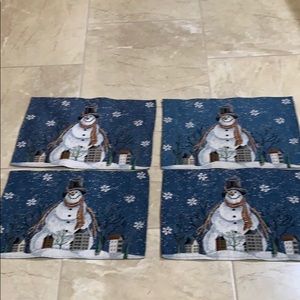 Winter place mats